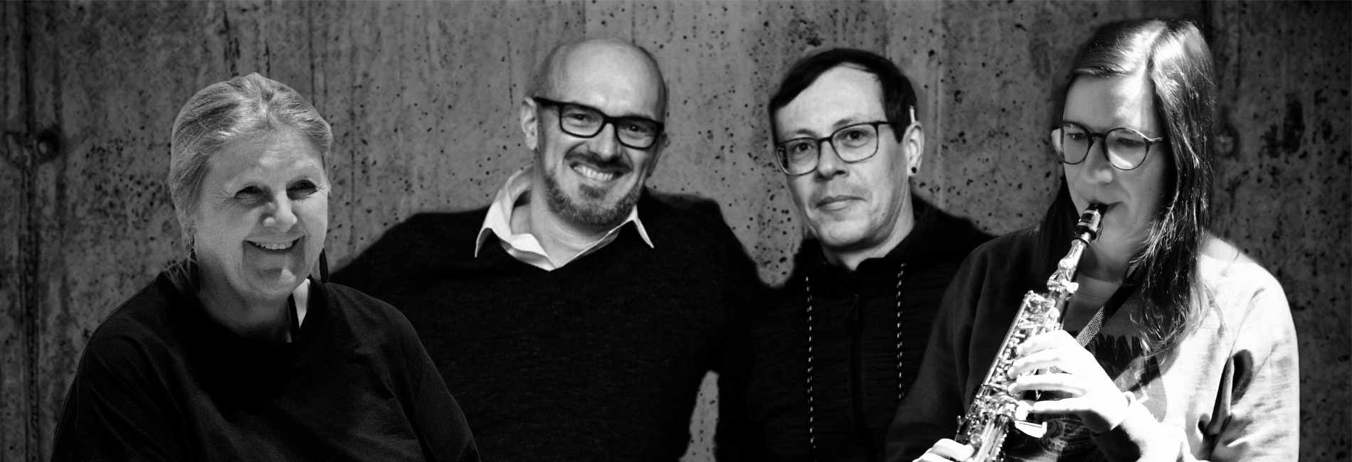 Die Jazzgruppe des OKH Vöcklabruck „The Fab Thurs“ (v.l.n.r.: Renate Großwindhager, Gerold Stetina, Dieter Danzer und Lisa Hofmaninger)