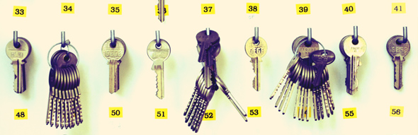 Schlüsselbox vom alten Krankenhaus