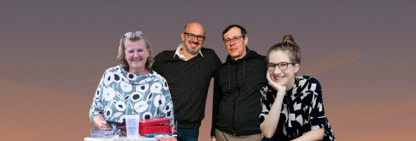 Die Jazzgruppe des OKH Vöcklabruck (v.l.n.r.: Renate Großwindhager, Gerold Stetina, Dieter Danzer und Lisa Hofmaninger)